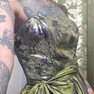 Vintage Strapless Dress Gunne Sax 7